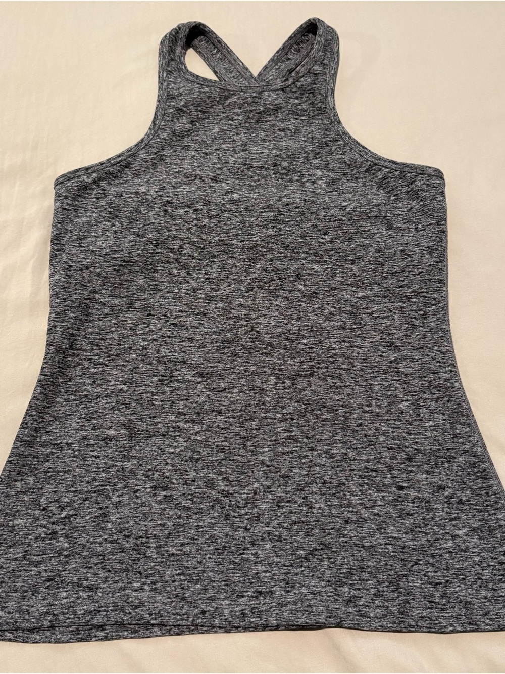 Beyond Yoga Gray Racerback Tank Top - Picture 2 of 6